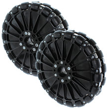 8 in. Dualie Plastic Omni Wheel