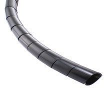 Spiral Wrap 1/2 in. OD Black 20ft. roll
