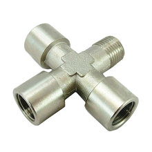 Fitting Cross Brass 1/8 in. NPT 3 F 1 M