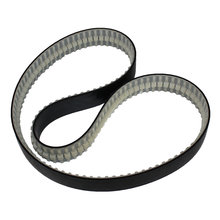 Black Flat Urethane Track Timing Belt Tread