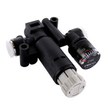 Pressure Regulator & Gauge with 1/4 in. Press-in Tube Fittings