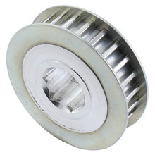 24 Tooth 0.5 in. Hex Bore 5 mm HTD 9 mm Wide Aluminum Pulley