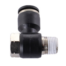 Pneumatic Fitting 1/8 NPT Male Banjo Swivel Elbow 1/4 in. Tube