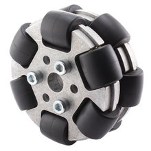 3 in. Dualie Aluminum Omni Wheel With 3/8 Hex Bore