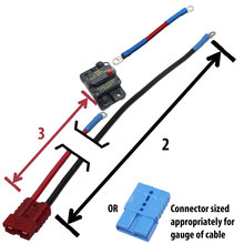 Robot Power Cable Kit, custom lengths up to 36 in.