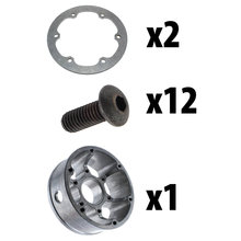 8 in. HD Pneumatic Wheel Hub Assembly 1.125 in. Bearing Bore